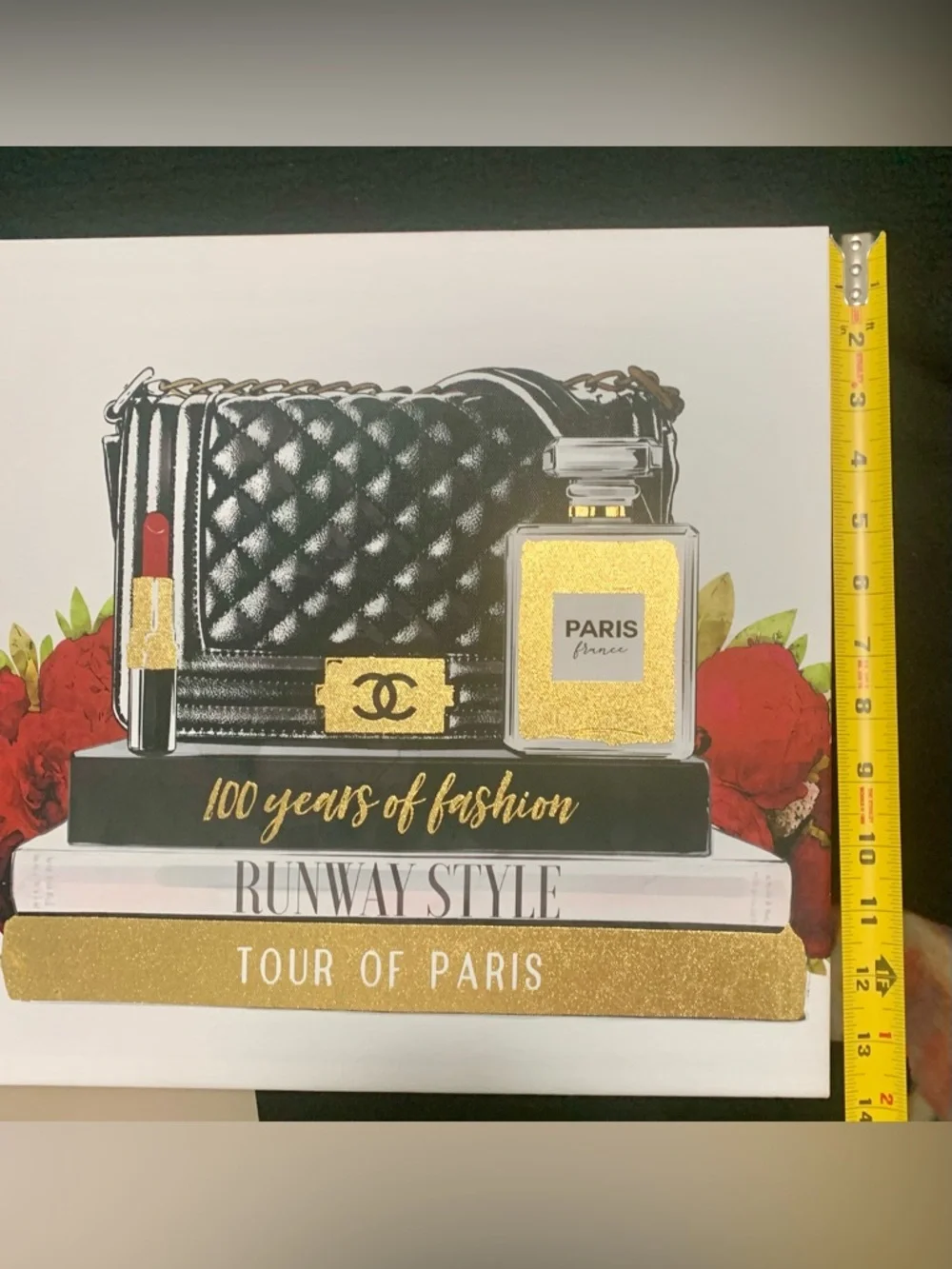 🆕Fashion-Inspired Wall Décor Bundle – Framed Mirror & Canvas Art